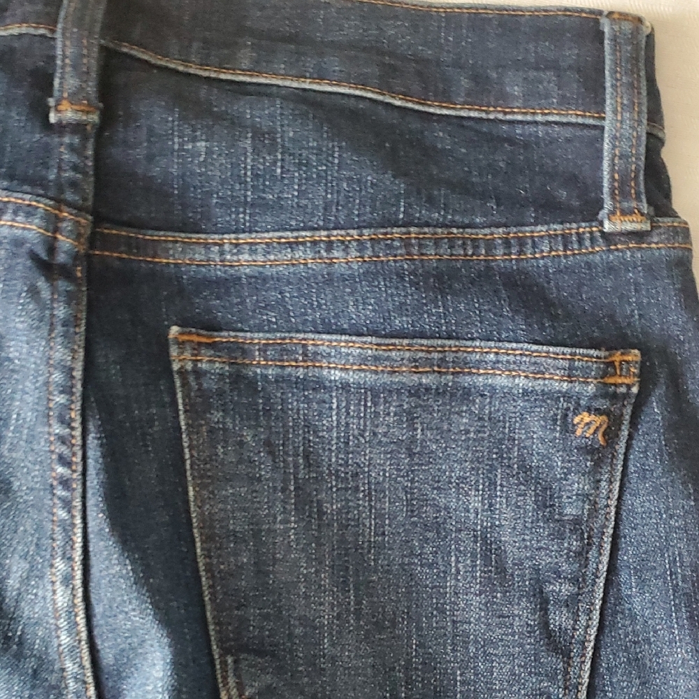 Madewell Slim  Classic Blue Straight Leg Jeans Size 26 - Picture 11 of 14